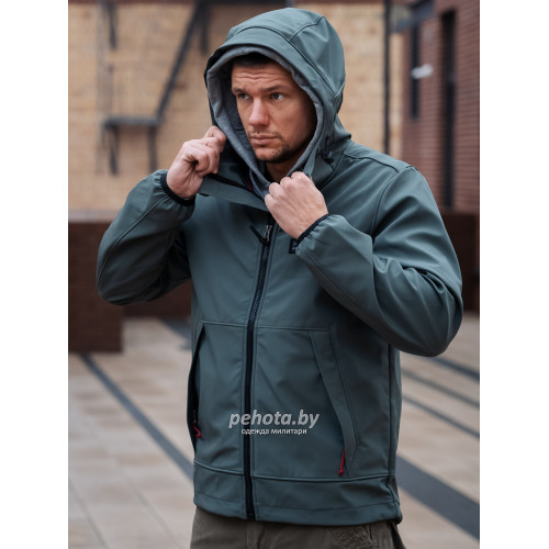 Куртка Jedd Soft Shell 30122 Graphite | Vintage Industries фото 3