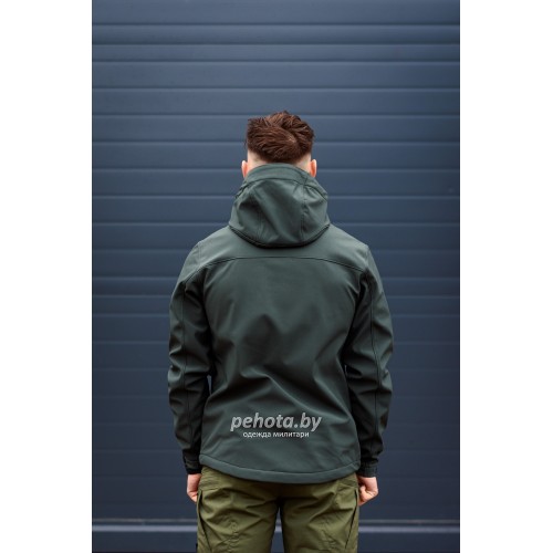 Куртка Alford Softshell 30101 Dark Olive | Vintage Industries фото 2