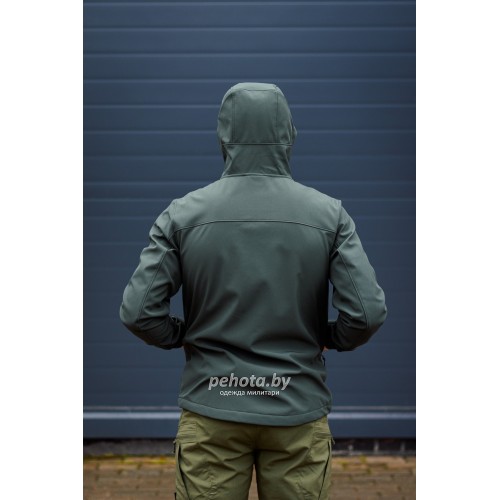 Куртка Alford Softshell 30101 Dark Olive | Vintage Industries фото 3