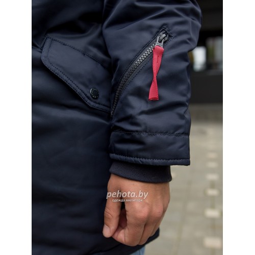 Куртка Аляска Arktik Fleece Night Sky/Red | Apolloget фото 14