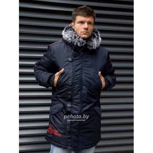 Куртка Аляска Arktik Fleece Night Sky/Red | Apolloget фото 7