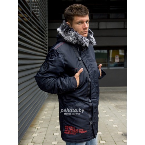 Куртка Аляска Arktik Fleece Night Sky/Red | Apolloget фото 2