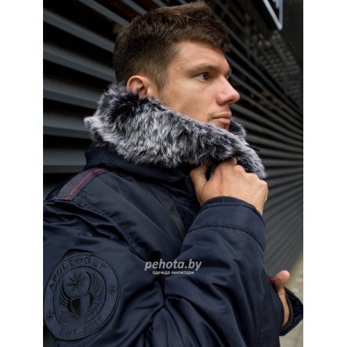 Куртка Аляска Arktik Fleece Night Sky/Red | Apolloget фото 15