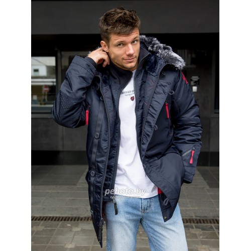 Куртка Аляска Arktik Fleece Night Sky/Red | Apolloget фото 3