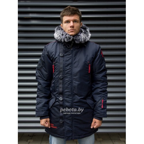 Куртка Аляска Arktik Fleece Night Sky/Red | Apolloget фото 8