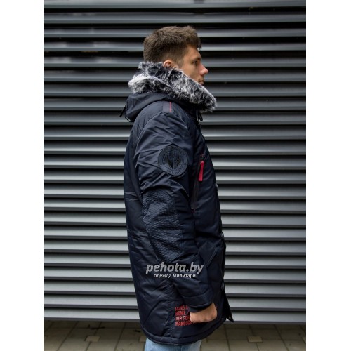 Куртка Аляска Arktik Fleece Night Sky/Red | Apolloget фото 9