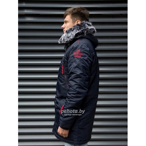 Куртка Аляска Arktik Fleece Night Sky/Red | Apolloget фото 11