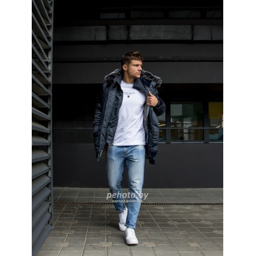 Куртка Аляска ArktiK Steel Blue/Gun Metal | Apolloget фото 3