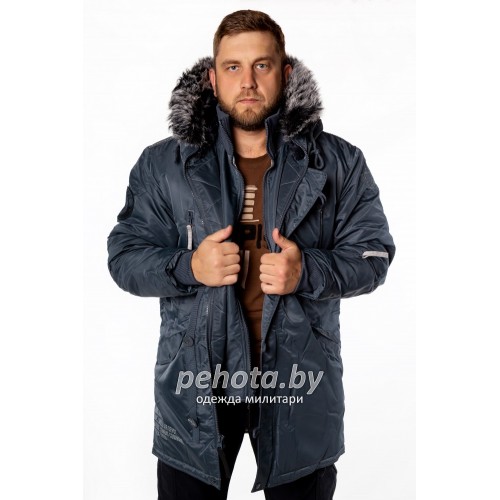 Куртка Аляска ArktiK Steel Blue/Gun Metal | Apolloget фото 6