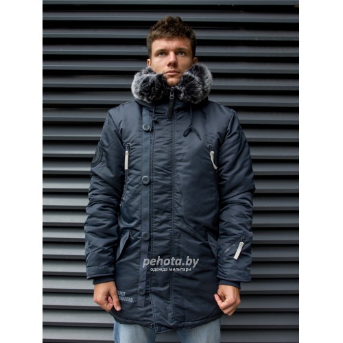 Куртка Аляска ArktiK Steel Blue/Gun Metal | Apolloget фото 4