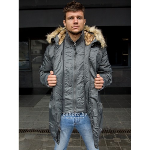 Куртка Аляска Expedition Gun Grey/Gun Metal | Apolloget фото 5