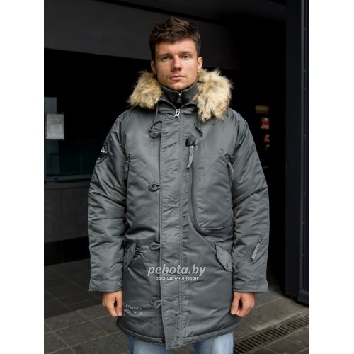 Куртка Аляска Expedition Gun Grey/Gun Metal | Apolloget фото 9