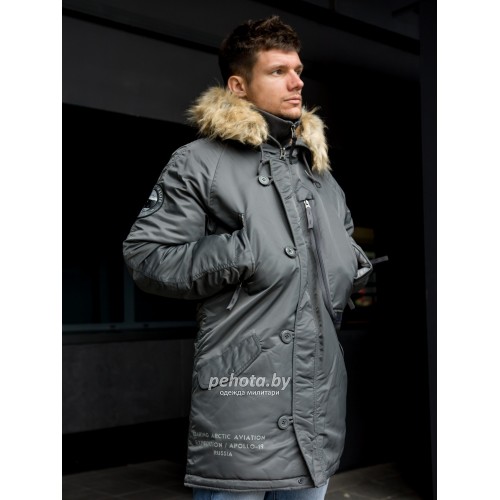 Куртка Аляска Expedition Gun Grey/Gun Metal | Apolloget фото 2