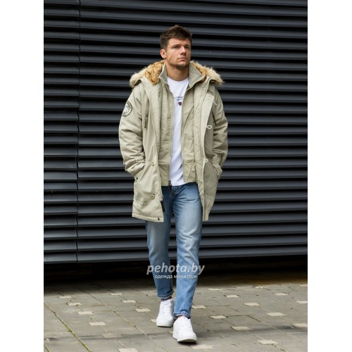 Куртка Аляска Expedition Silver green/ Military Olive | Apolloget фото 4