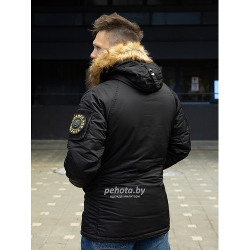 Куртка Аляска HUSKY Compass Black/Yellow | Nord Denali фото 13