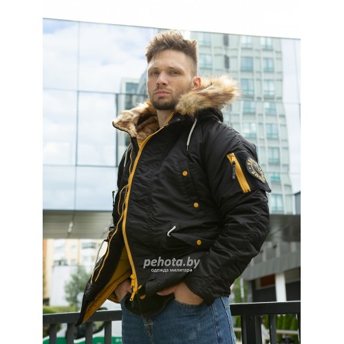 Куртка Аляска HUSKY Compass Black/Yellow | Nord Denali фото 4