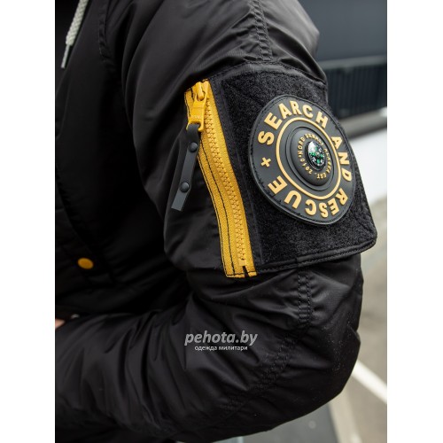 Куртка Аляска HUSKY Compass Black/Yellow | Nord Denali фото 6