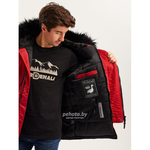 Куртка Аляска HUSKY Compass Red/Black | Nord Denali фото 4