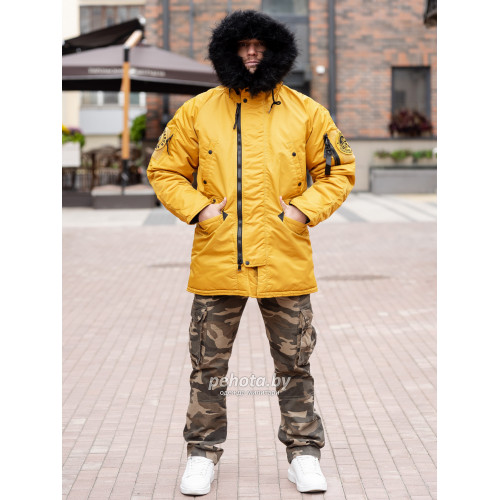 Куртка Аляска HUSKY Compass Yellow/Black | Nord Denali фото 3