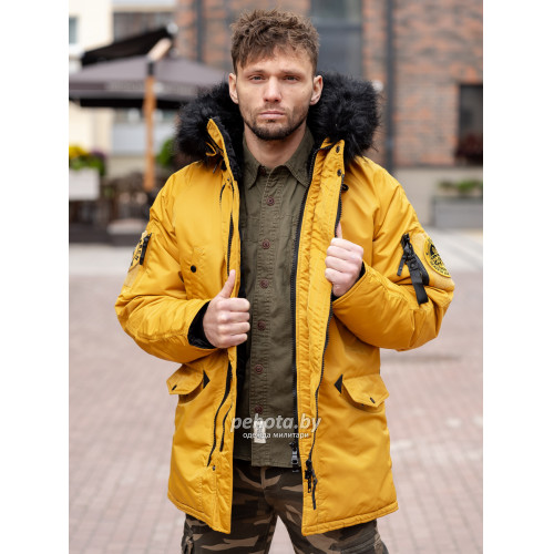 Куртка Аляска HUSKY Compass Yellow/Black | Nord Denali фото 4