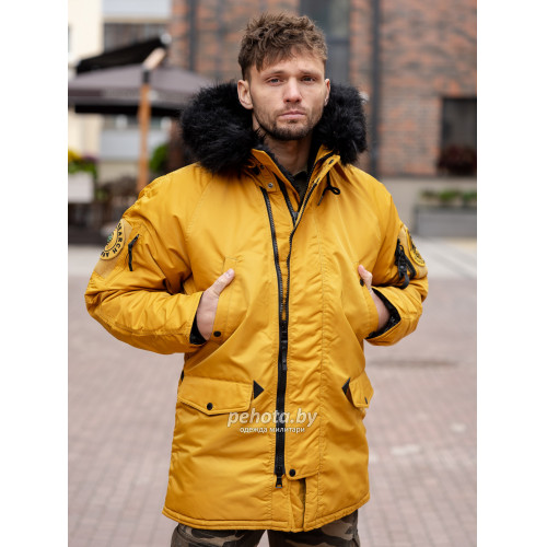 Куртка Аляска HUSKY Compass Yellow/Black | Nord Denali фото 6
