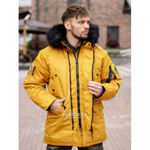 Куртка Аляска HUSKY Compass Yellow/Black | Nord Denali фото 5