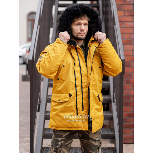 Куртка Аляска HUSKY Compass Yellow/Black | Nord Denali фото 11