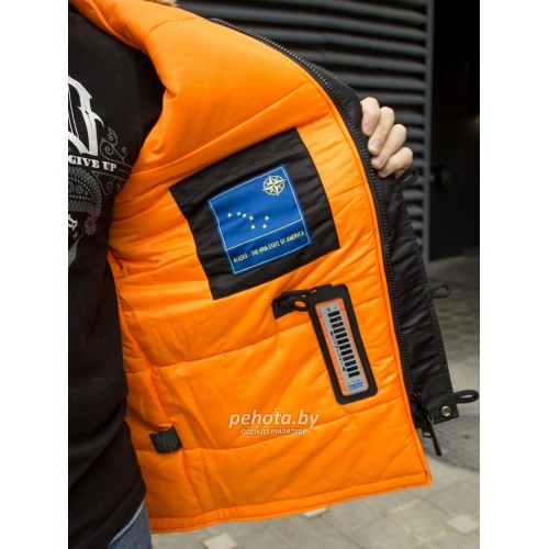 Куртка Аляска HUSKY DENALI Black/Orange | Nord Denali фото 6
