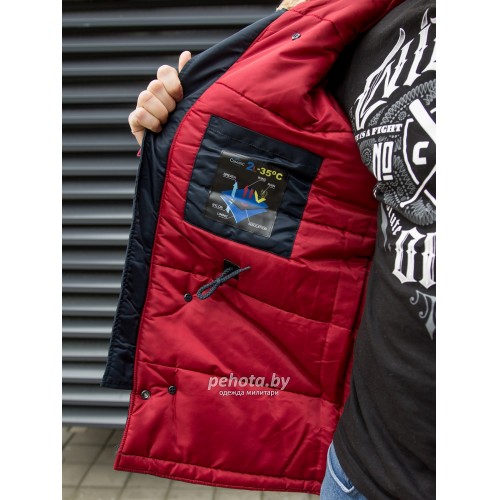 Куртка Аляска HUSKY DENALI Ink/Red | Nord Denali фото 5