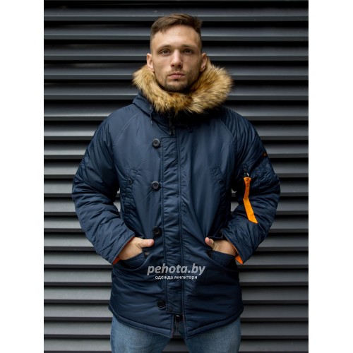 Куртка Аляска HUSKY Rep.Blue/Orange | Nord Denali фото 13