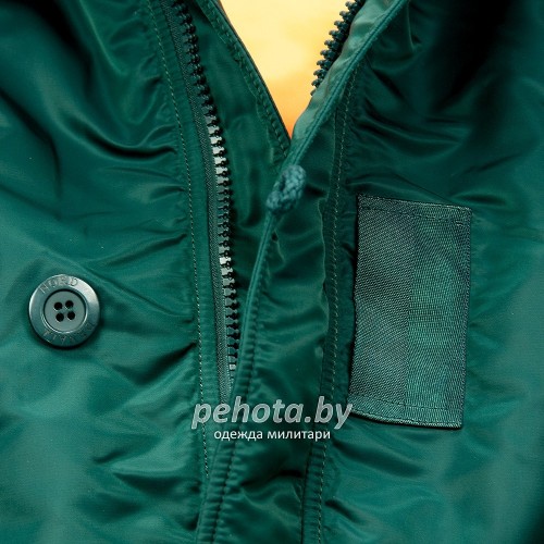 Куртка Аляска Husky короткая Dark Petrol/orange | Nord Denali фото 3