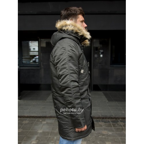 Куртка Аляска HUSKY Long Beluga/Orange | Apolloget фото 6