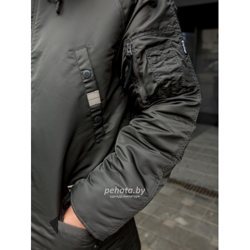 Куртка Аляска HUSKY Long Beluga/Orange | Apolloget фото 9