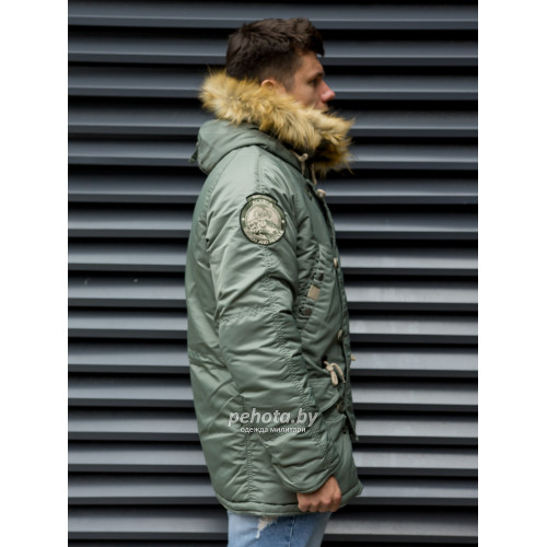 Куртка Аляска Husky MILITARY 2019 Olive Green | Nord Denali фото 2