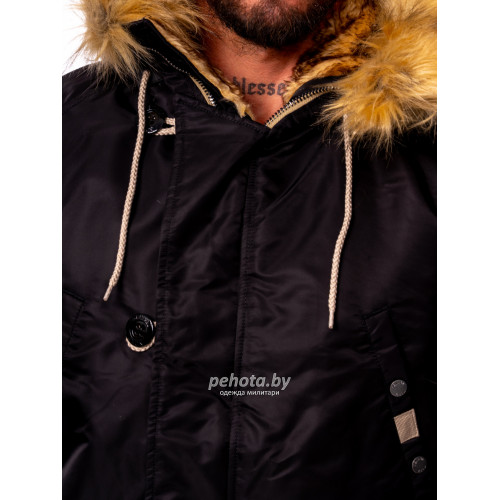 Куртка Аляска Husky MILITARY 2024 Black | Nord Denali фото 8