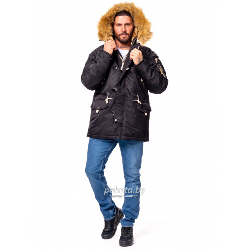 Куртка Аляска Husky MILITARY 2024 Black | Nord Denali фото 11