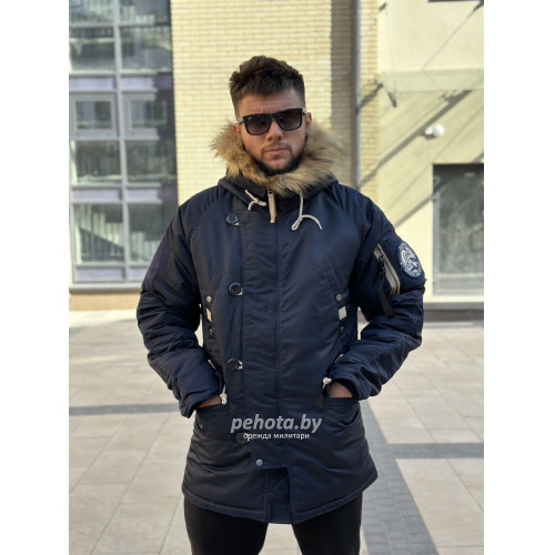 Куртка Аляска HUSKY Military 2024 Ink/Ink | Nord Denali фото 3