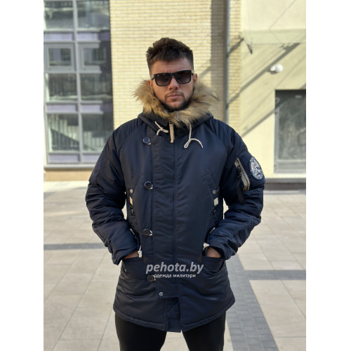 Куртка Аляска HUSKY Military 2024 Ink/Ink | Nord Denali фото 4