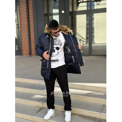 Куртка Аляска HUSKY Military 2024 Ink/Ink | Nord Denali фото 5