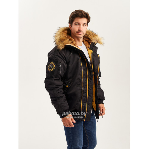 Куртка Аляска HUSKY N2B Compass Black/Yellow | Nord Denali фото 5