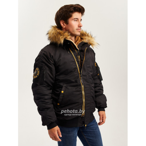 Куртка Аляска HUSKY N2B Compass Black/Yellow | Nord Denali фото 8