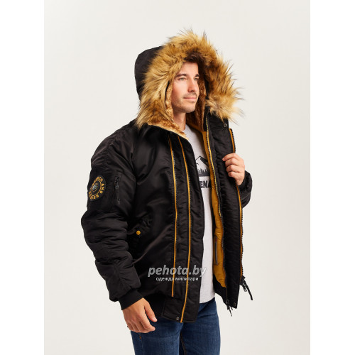 Куртка Аляска HUSKY N2B Compass Black/Yellow | Nord Denali фото 9