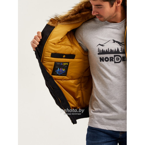 Куртка Аляска HUSKY N2B Compass Black/Yellow | Nord Denali фото 3