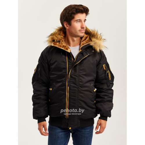 Куртка Аляска HUSKY N2B Compass Black/Yellow | Nord Denali фото 1