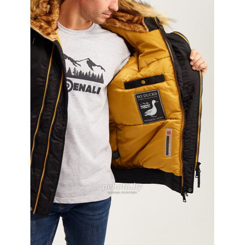 Куртка Аляска HUSKY N2B Compass Black/Yellow | Nord Denali фото 4