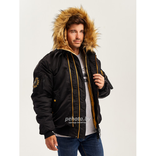 Куртка Аляска HUSKY N2B Compass Black/Yellow | Nord Denali фото 10