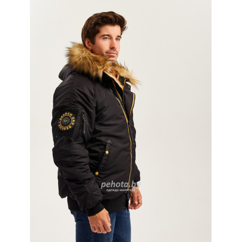 Куртка Аляска HUSKY N2B Compass Black/Yellow | Nord Denali фото 6