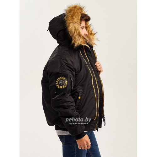 Куртка Аляска HUSKY N2B Compass Black/Yellow | Nord Denali фото 11