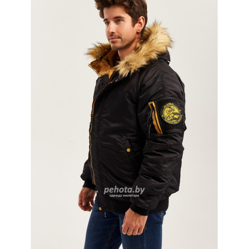 Куртка Аляска HUSKY N2B Compass Black/Yellow | Nord Denali фото 7