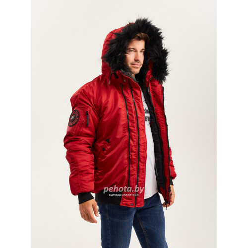 Куртка Аляска HUSKY N2B Compass Red/Black | Nord Denali фото 8